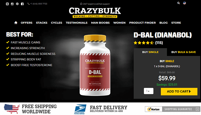 crazy bulk d-bal nz official website